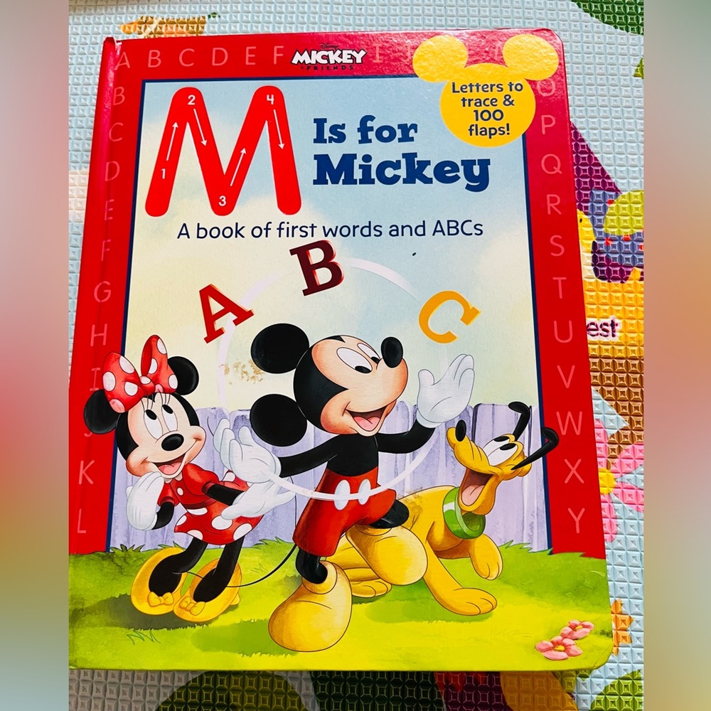 Disney M is for Mickey ABC Learning Book -